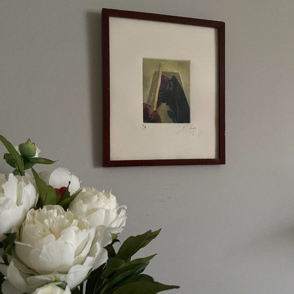 Signed Artist Proof Etching of a Woman by Mexican Artist Julio Chico - Picture 5 of 8